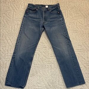 Levi’s 501 vintage jeans button fly 34 waist 34x29